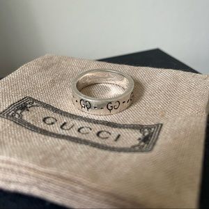 Gucci Sterling Silver Ghost Ring